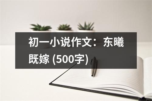 初一小說作文：東曦既嫁 (500字)