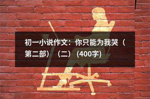 初一小說(shuō)作文：你只能為我哭（第二部）（二） (400字)