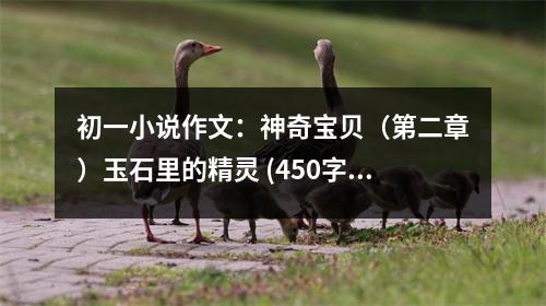 初一小說作文：神奇寶貝（第二章）玉石里的精靈 (450字)