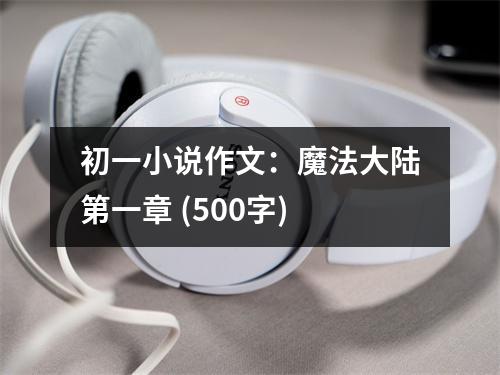 初一小說作文：魔法大陸第一章 (500字)