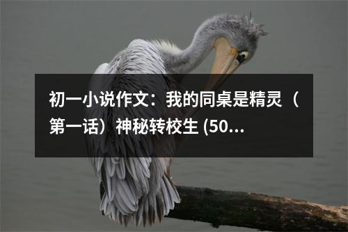 初一小說作文：我的同桌是精靈（第一話）神秘轉(zhuǎn)校生 (500字)