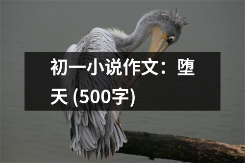 初一小說作文：墮天 (500字)