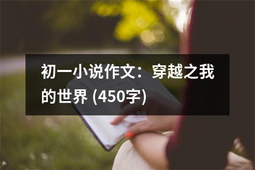 初一小說作文：穿越之我的世界 (450字)