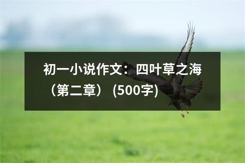 初一小說作文：四葉草之海（第二章） (500字)