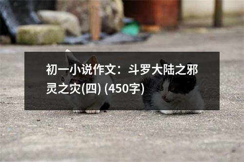 初一小說作文：斗羅大陸之邪靈之災(zāi)(四) (450字)