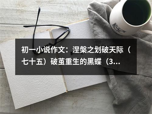 初一小說(shuō)作文：涅槃之劃破天際（七十五）破繭重生的黑蝶（3） (500字)