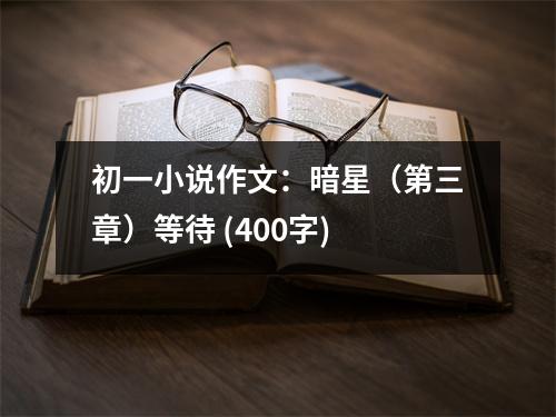 初一小說作文：暗星（第三章）等待 (400字)