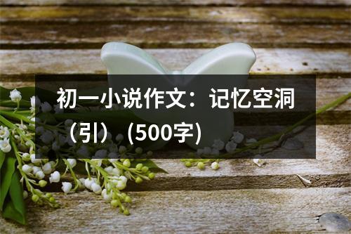 初一小說(shuō)作文：記憶空洞（引） (500字)