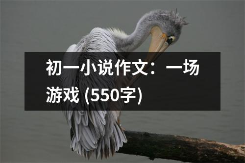 初一小說(shuō)作文：一場(chǎng)游戲 (550字)